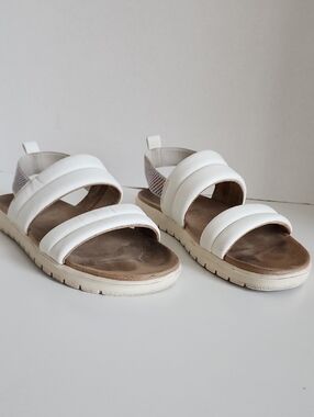 Cat & Jack White Padded Double-Strap Platform Sandals Size 4